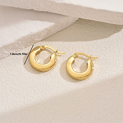 Винтажные серьги-кольца из нержавеющей стали 201 YA0718-1