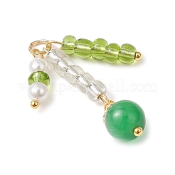 10 шт. подвески кошачий глаз PALLOY-JF04082