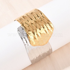 Браслеты-манжеты из нержавеющей стали 304 для женщин BJEW-G757-12GP