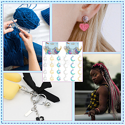 201 подвесной маркер петель из нержавеющей стали HJEW-AB00436