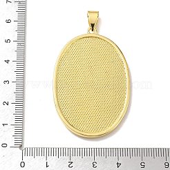 Pendentifs religieux en laiton micro-pavé de zircon cubique transparent de grande taille&nbsp;KK-A303-10F-G