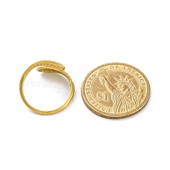 Кольца-манжеты из нержавеющей стали 304 в форме капли для женщин RJEW-M019-10G