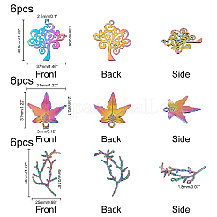 Подвески из сплава 18шт 3 стиля&nbsp;FIND-FH0002-36