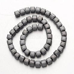 Electroplate non magnetici ematite sintetico fili di perline&nbsp;G-F300-25-F01
