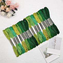 2 пакетик 6-слойных хлопковых ниток для вышивания&nbsp;DIY-DJ0005-18B