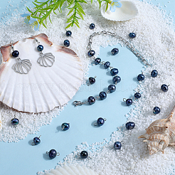 Подвески-коннекторы для картофеля с натуральным культивированным пресноводным жемчугом&nbsp;PALLOY-SC00015