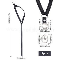 Шнурки из искусственной кожи FIND-WH0099-90