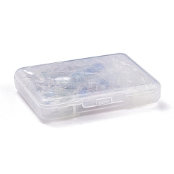 40шт 10 цвета стеклянные подвески GLAA-UN0001-03