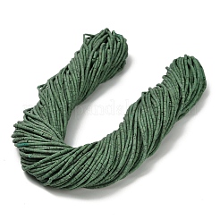 Teñidos abalorios turquesas sintéticas hebras&nbsp;G-P594-01A-02