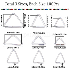 300 шт. 3 быстроразъемных соединения из нержавеющей стали 201 FIND-SC0006-45