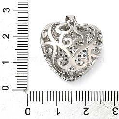 Латунные микропаве прозрачные подвески с фианитом KK-B094-06P