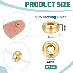 925 cuentas de plata esterlina&nbsp;STER-BC0004-21B-G