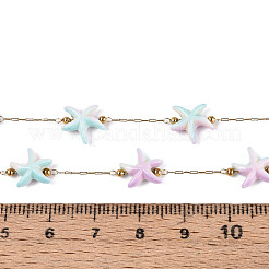 Цепи ручной работы из нержавеющей стали 316 в форме морской звезды CHS-N006-02G