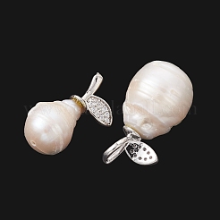 Natürliche Barockperle Keshi Perle Anhänger&nbsp;PALLOY-TA00413