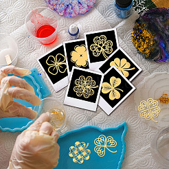 Никелевые декоративные наклейки DIY-WH0450-110