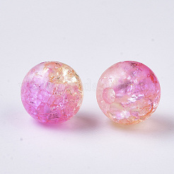 Прозрачных бусин акриловые треск&nbsp;LS-CACR-N002-07