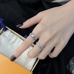 Слон 925 серебряные регулируемые кольца для мужчин и женщин STER-G032-03AS