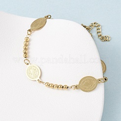 Браслеты из нержавеющей стали 304 Religion&nbsp;LS-BJEW-F524-04A-G