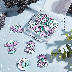 20шт 5 стиля непрозрачные акриловые подвески SACR-SC0001-06