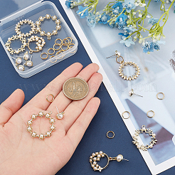 Набор для самостоятельного изготовления пластиковых сережек-капель из жемчуга DIY-SC0016-93