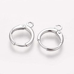 30 шт. латунные серьги с защелкой KK-PH0009-09