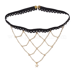 Эластичные цепи для ног из полиэстера AJEW-AN00668