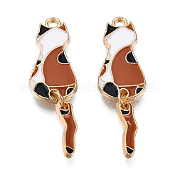 Подвески из экологически чистого сплава с эмалью&nbsp;X-ENAM-T011-84C-NR