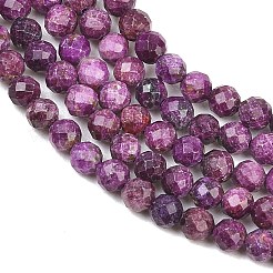 Fili di perle di sugilite naturale riscaldate&nbsp;G-B193-B03-4mm