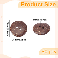 30 pz bottoni di cocco&nbsp;BUTT-LP0001-04