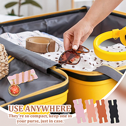 16 шт. 4 стиля PU искусственная кожа ожерелье дисплей карты&nbsp;CDIS-OC0001-10