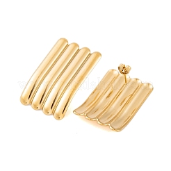 Ионное покрытие (ip) серьги-гвоздики из нержавеющей стали 304 для женщин&nbsp;EJEW-P279-52G