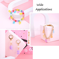 1200шт 6 стильные непрозрачные и прозрачные акриловые подвески&nbsp;MACR-CW0001-05