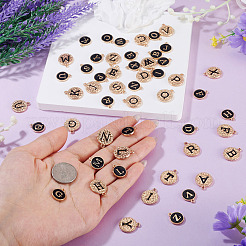 2 sac de 2 pendentifs en alliage émaillé de styles différents&nbsp;ENAM-TA0003-53C