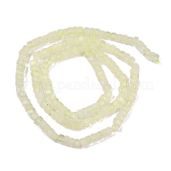 Нити из натуральных бусин лимонного кварца (обработанных нагреванием)&nbsp;G-G345-C02-2x4mm