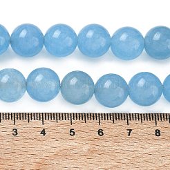 Gefärbte natürliche malaysia jade perlen stränge&nbsp;G-G021-01D-09