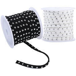 2 рулон двухцветного шнура из искусственной замши с алюминиевыми заклепками&nbsp;OCOR-CY0001-03P