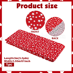 Tela de algodón roja&nbsp;DIY-WH0750-293A