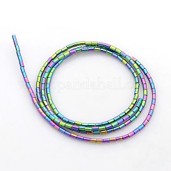 Electroplate non magnetici ematite sintetico fili di perline&nbsp;G-J210B-M