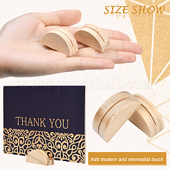 24шт держатель для визитных карточек из сосны&nbsp;DJEW-SP0001-21A-02