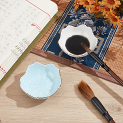 2шт. 2-х цветный фарфоровый держатель для кистей&nbsp;OFST-PH0001-06B