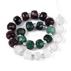 Нити бусин из натурального фуксита G-T144-20B-01