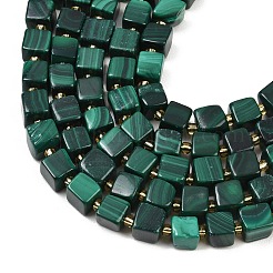 Природного малахита бисер нитей&nbsp;G-G053-B25-03