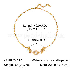 Модное ожерелье с подвеской в виде листа&nbsp;BC3388