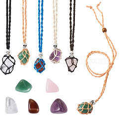 Наборы для изготовления ожерелья с подвесками своими руками DIY-FW0001-05