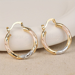 Серьги-кольца из латуни&nbsp;FS-WGA1A3A-01