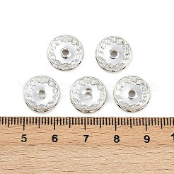 Messing Strass Zwischen perlen&nbsp;X-RB-A014-Z12mm-01S