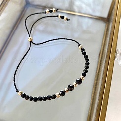 Минималистичные слайдер-браслеты из стеклянных и сплавных бусин для женщин&nbsp;SD4313