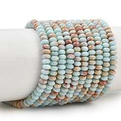 Brins de perles synthétiques aqua terra jasper&nbsp;X-G-S366-102A