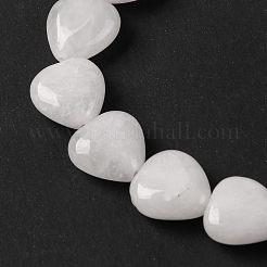 Fili di perline giada bianco naturale&nbsp;G-I372-A10-01