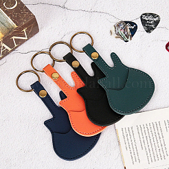 Кожаный брелок для медиатора&nbsp;AJEW-WH20816-061AB-03